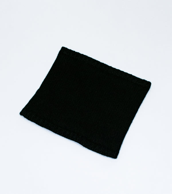 Margaret Howell 'Chunky Neckwarmer' (Black Merino Cashmere)