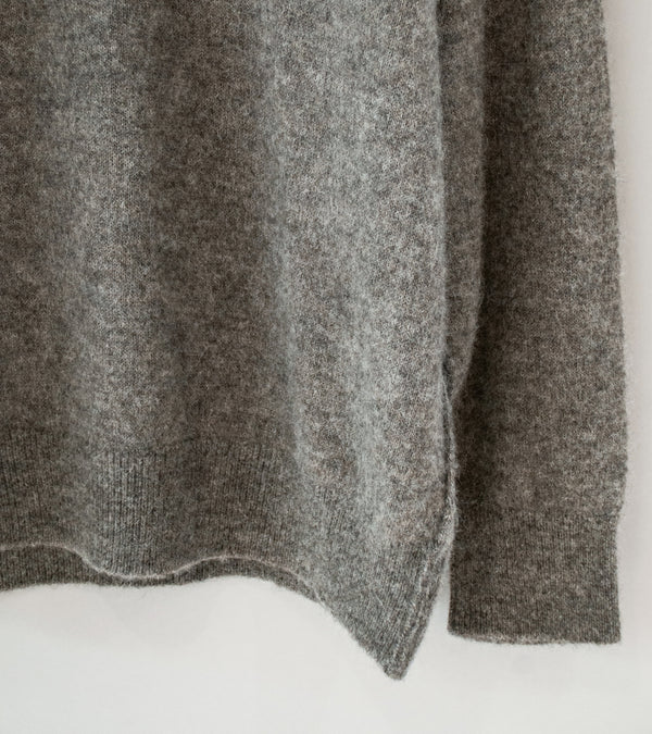 Stein 'Wool Alpaca Knit Crew Neck LS' (Greige)