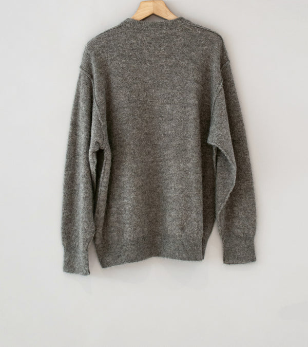 Stein 'Wool Alpaca Knit Crew Neck LS' (Greige)