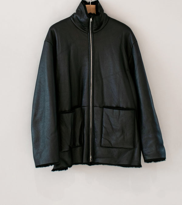 Stein 'Cut Off Mouton Jacket' (Black)