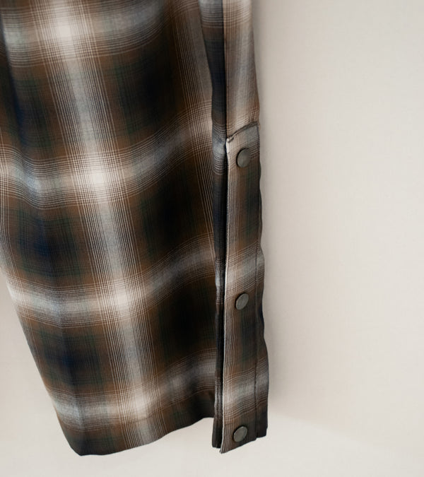 Awasa 'Side Snap Warm Up Trousers' (Check)