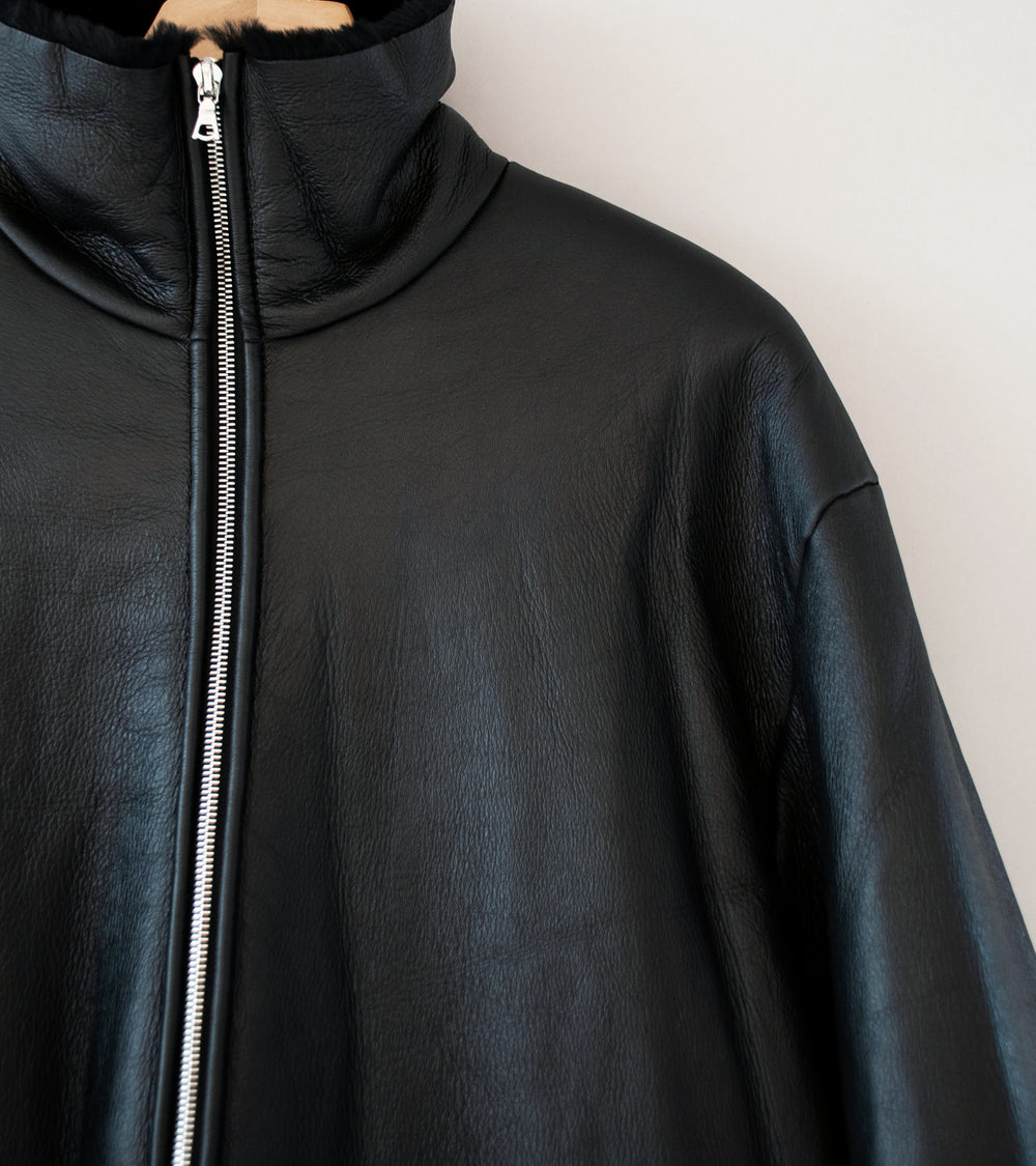 Stein 'Cut Off Mouton Jacket' (Black)