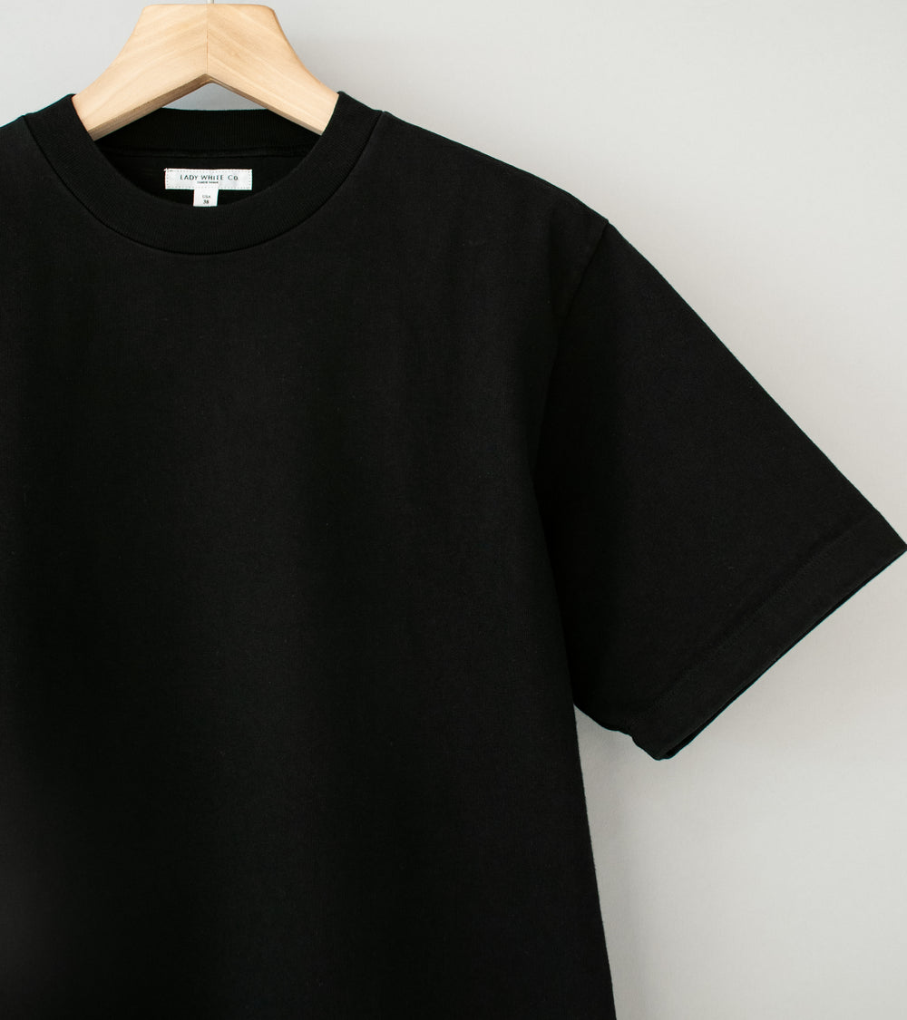 Lady White Co 'Rugby T-Shirt' (Black)