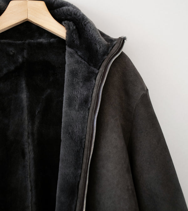 Stein 'Cut Off Mouton Jacket' (Grey Khaki)