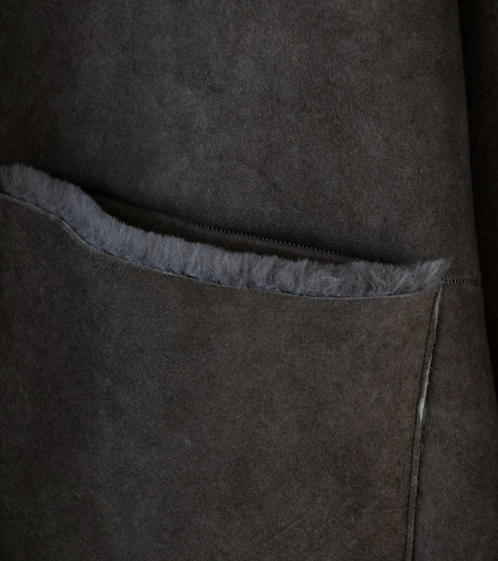 Stein 'Cut Off Mouton Jacket' (Grey Khaki)