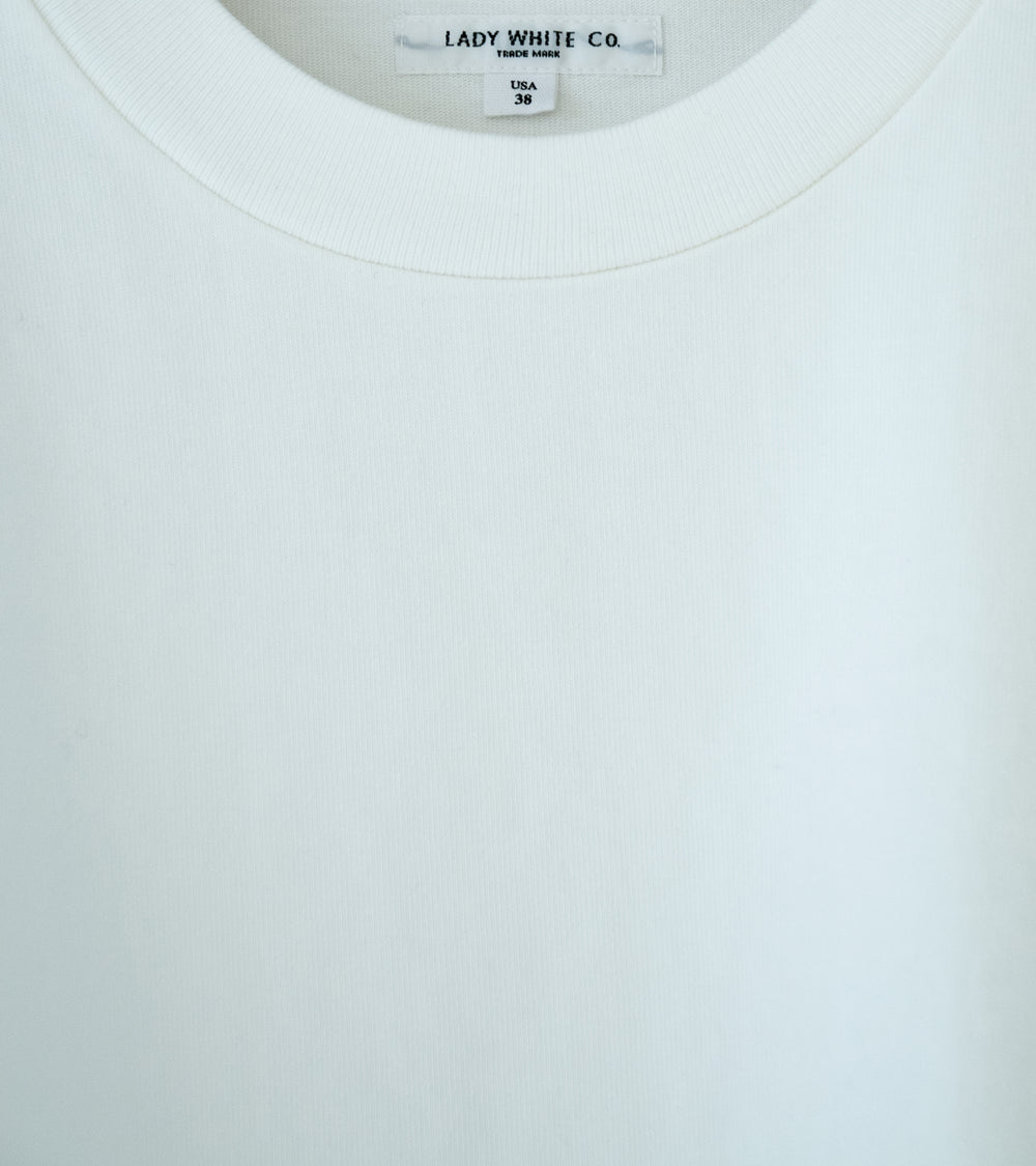 Lady White Co 'Rugby T-Shirt' (White)