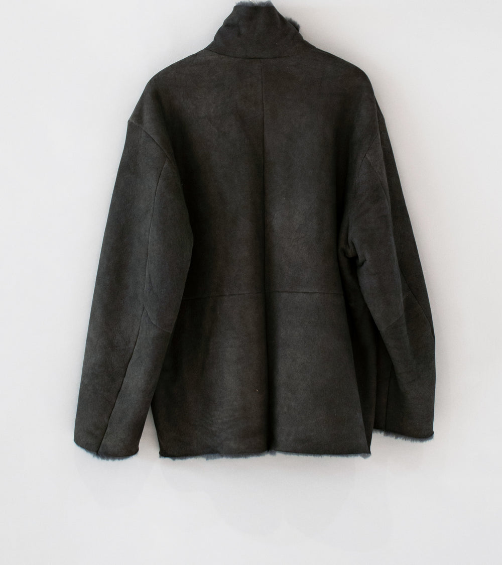 Stein 'Cut Off Mouton Jacket' (Grey Khaki)