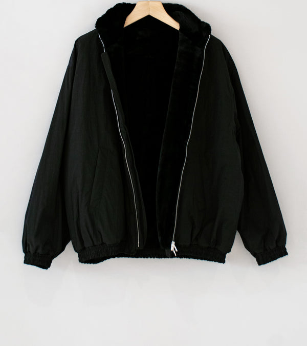 Stein 'Mouton Inner Reversible Padded Jacket' (Black / Black)