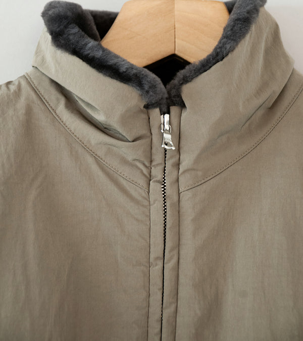 Stein 'Mouton Inner Reversible Padded Jacket' (Taupe / Grey Khaki)