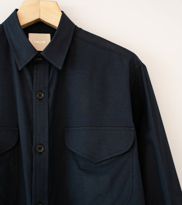C'H'C'M' 'Work Shirt' (Navy Mini Check)
