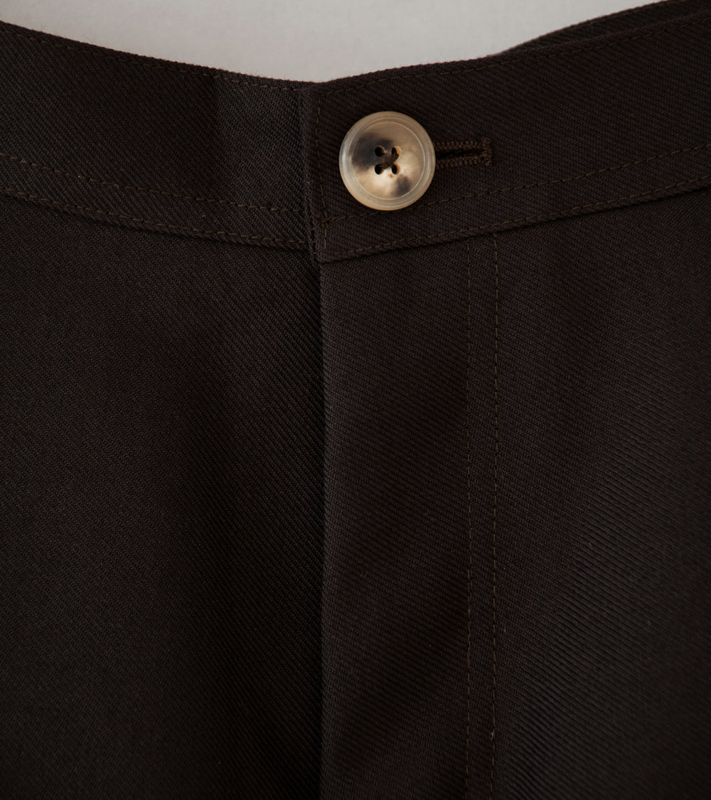 Bardo 'Gardener Trouser' (Umber Wool Gabardine)