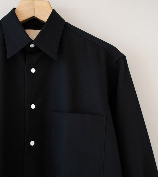 C'H'C'M' 'Regular Collar Shirt' (Black)