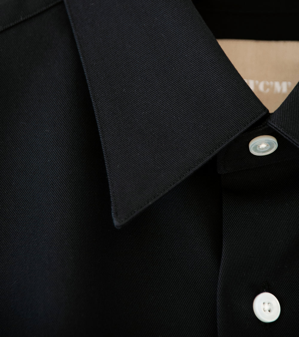 C'H'C'M' 'Regular Collar Shirt' (Black)