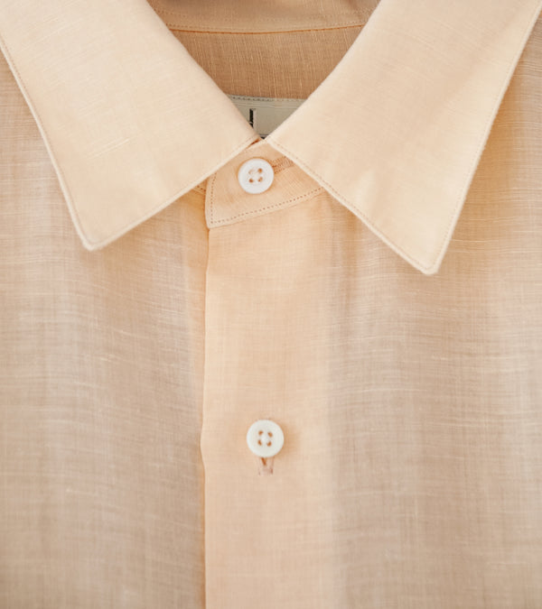 Herill 'Ramie Linen Regular Collar Shirt' (Pink)