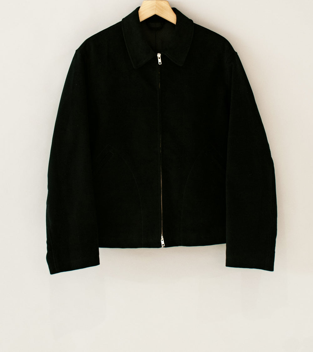 James Coward 'Site Jacket' (Black Moleskin)