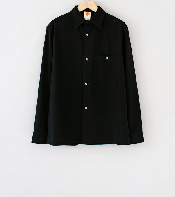 Bardo 'Everyday Shirt' (Black High Twist Twill)