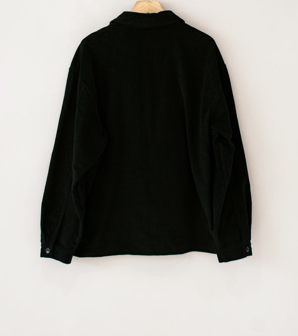 James Coward 'Signal Shirt' (Black Moleskin)