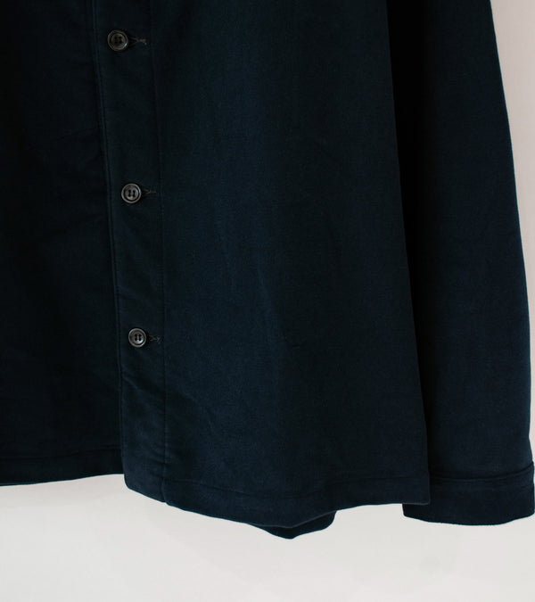James Coward 'Signal Shirt' (Dark Navy Moleskin)