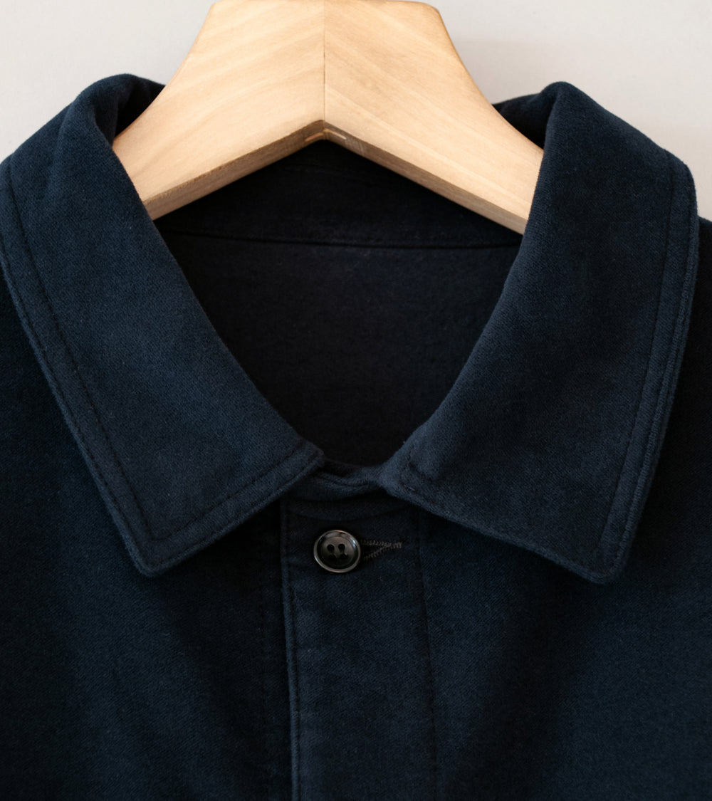 James Coward 'Signal Shirt' (Dark Navy Moleskin)
