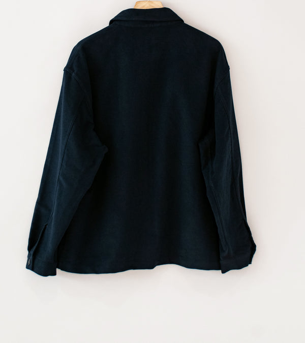 James Coward 'Signal Shirt' (Dark Navy Moleskin)