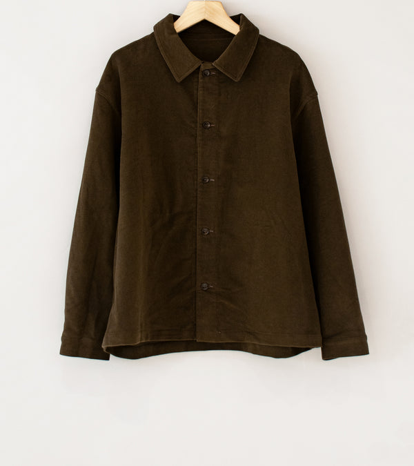 James Coward 'Signal Shirt' (Dark Brown Moleskin)