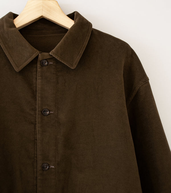 James Coward 'Signal Shirt' (Dark Brown Moleskin)
