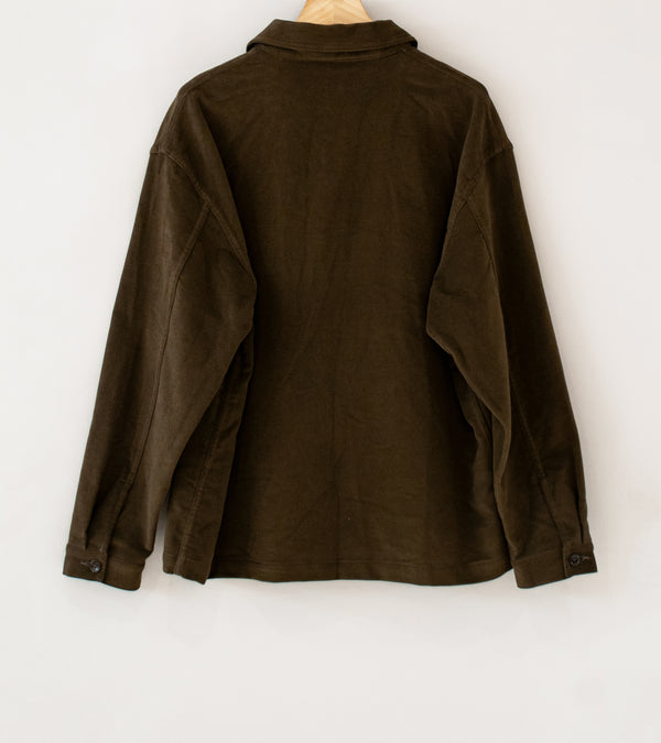 James Coward 'Signal Shirt' (Dark Brown Moleskin)