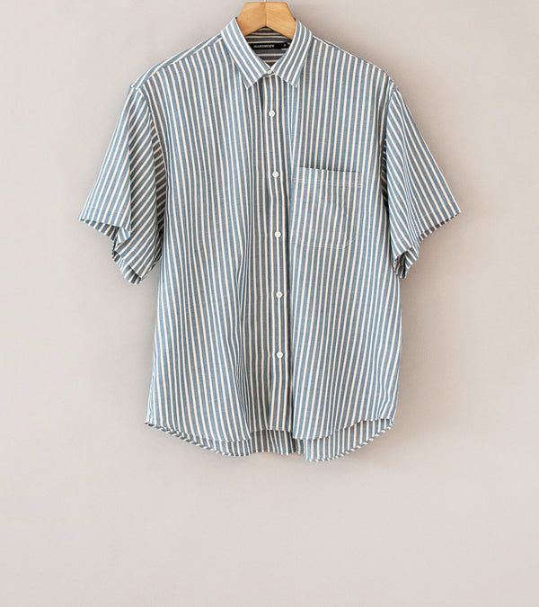 Hardbody 'Short Sleeve Shirt' (Blue White Stripe)