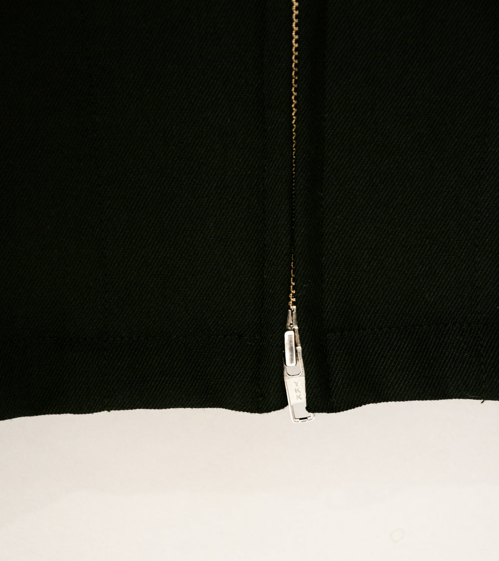 James Coward 'Site Jacket' (Black Heavy Wool Gabardine)