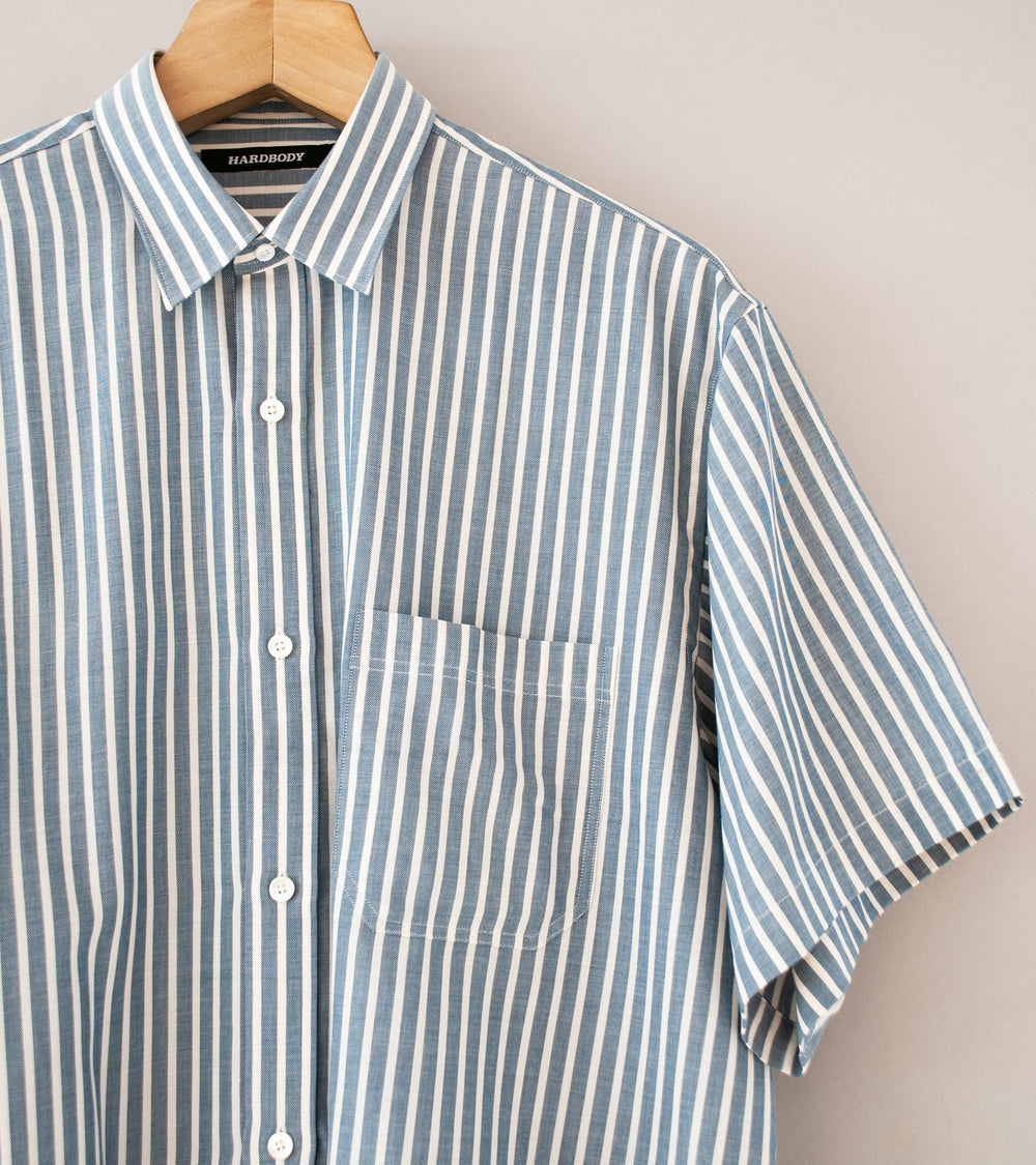 Hardbody 'Short Sleeve Shirt' (Blue White Stripe)