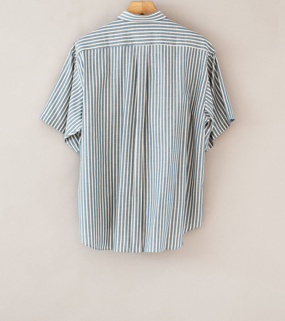 Hardbody 'Short Sleeve Shirt' (Blue White Stripe)