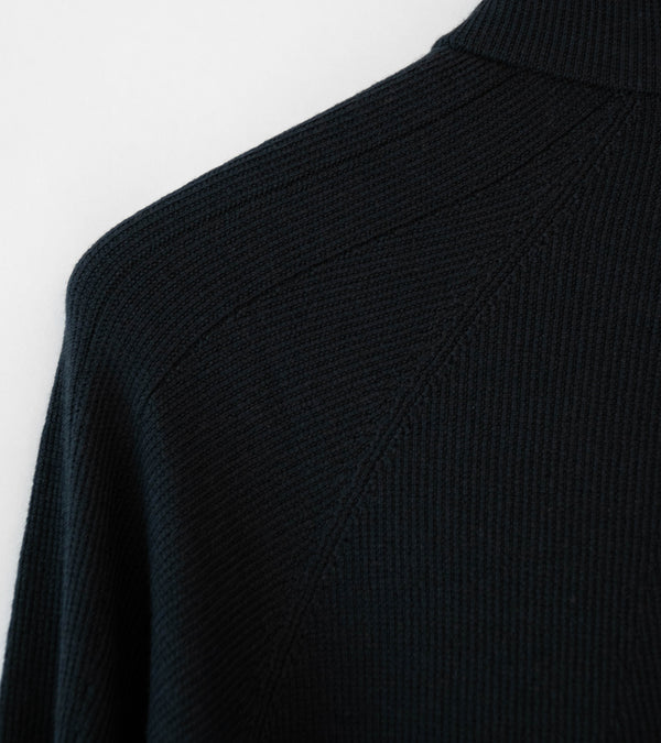 Veilance 'Conic Wool Half Zip' (Black)