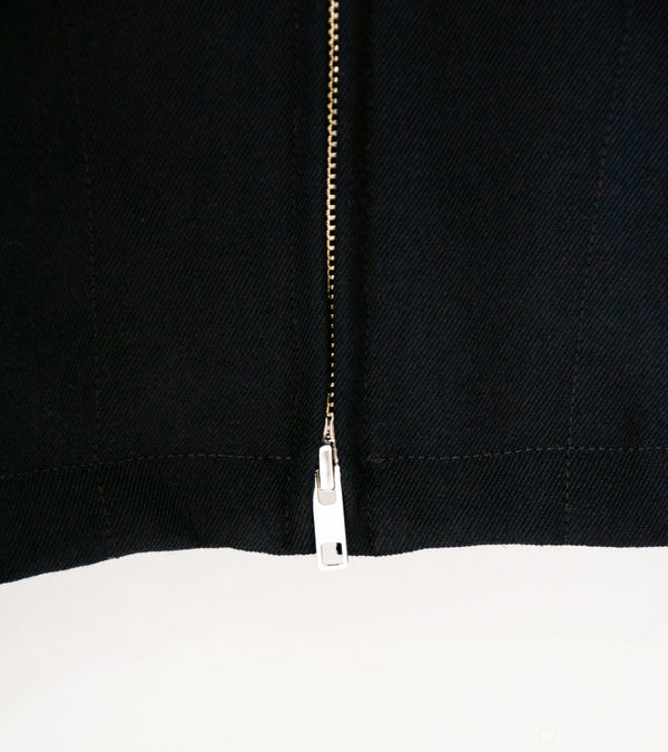 James Coward 'Site Jacket' (Dark Navy Heavy Wool Gabardine)