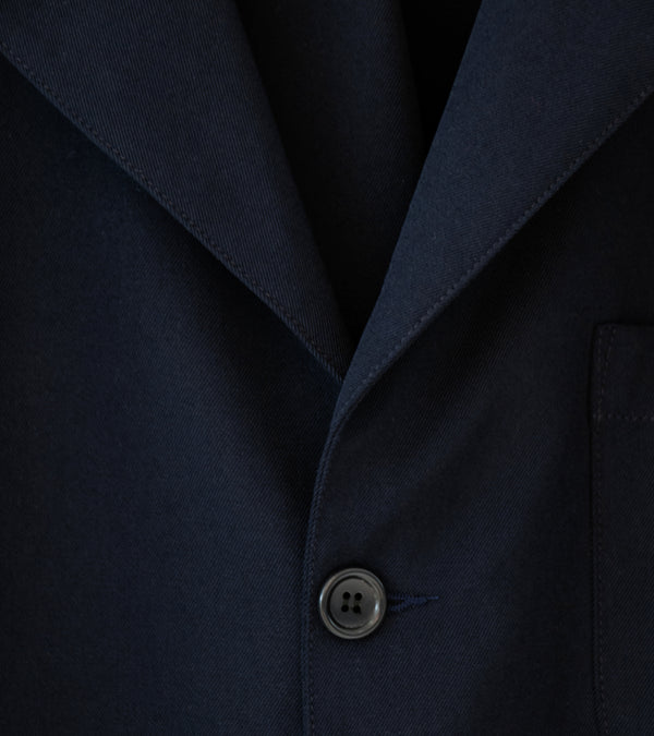 James Coward 'Carry On Jacket' (Dark Navy Wool Gabardine)