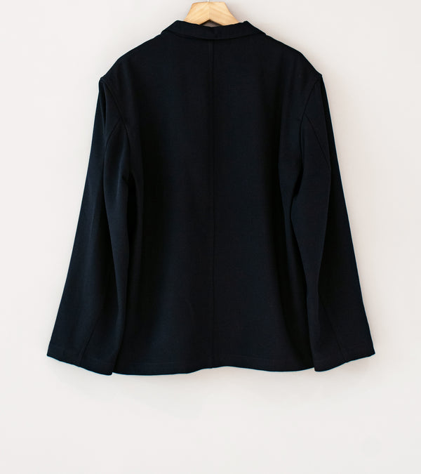 James Coward 'Carry On Jacket' (Dark Navy Wool Gabardine)
