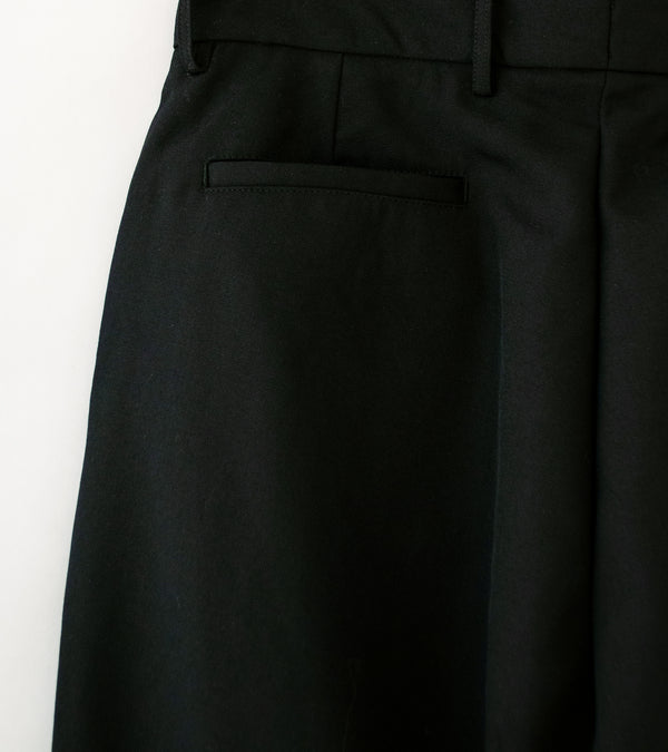 James Coward 'Mercado Trousers' (Black Wool Gabardine)