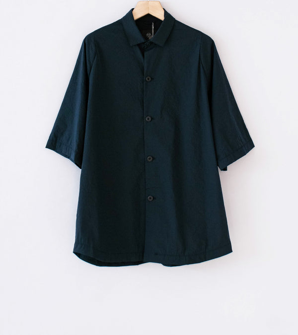 Teatora 'Wide Shirt Short Sleeve' (Navy Aquakinesis)