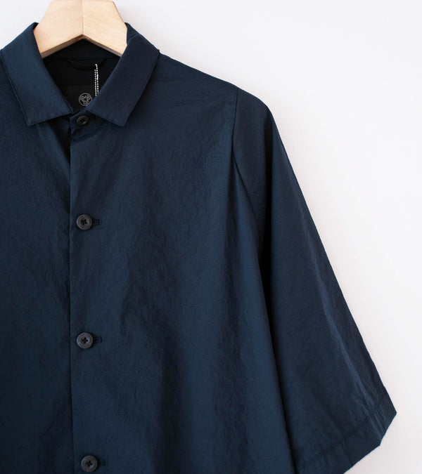 Teatora 'Wide Shirt Short Sleeve' (Navy Aquakinesis)