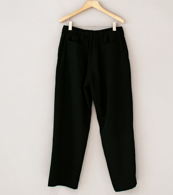 James Coward 'Carry On Pant' (Black Wool Gabardine)