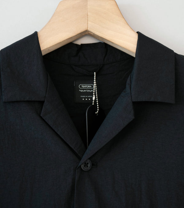 Teatora 'Open Collar Shirt Long Sleeve' (Black Hoverlayer)