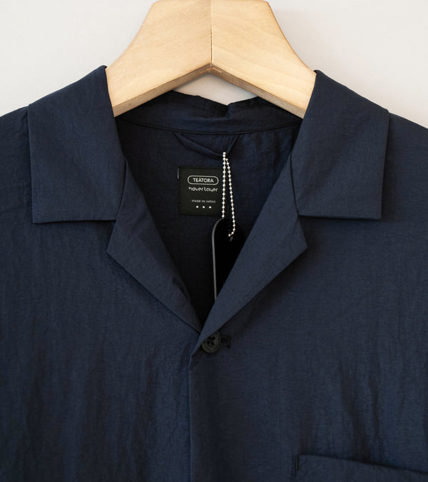 Teatora 'Open Collar Shirt Long Sleeve' (Navy Hoverlayer)