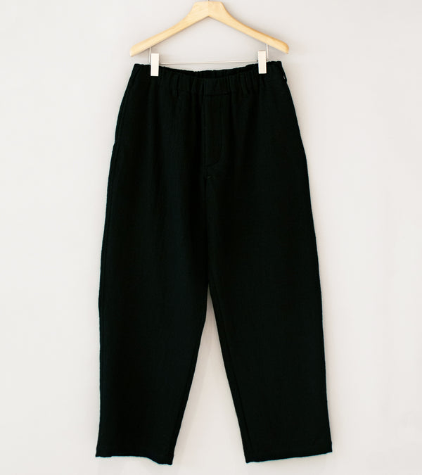 James Coward 'Carry On Pant' (Black Wool Flannel)
