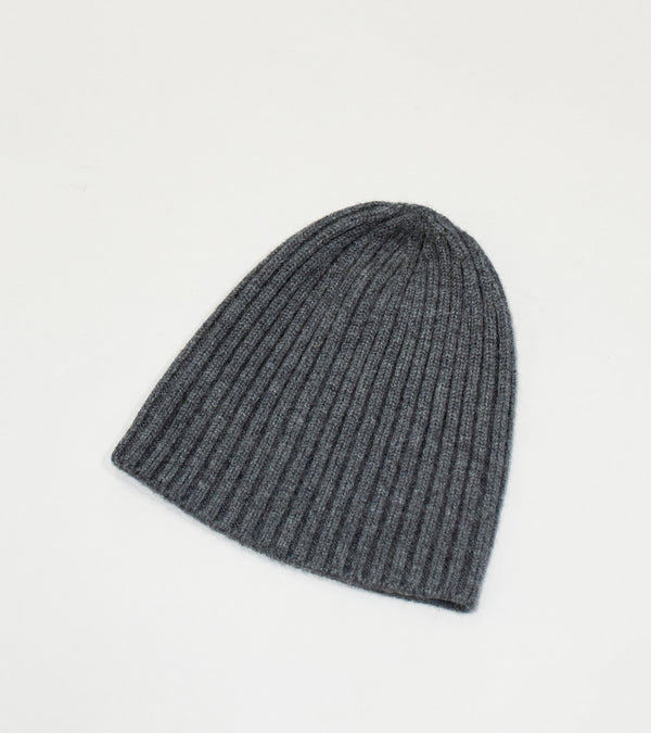 C'H'C'M' 'Boiled Wool Skull Cap' (Mid Grey)
