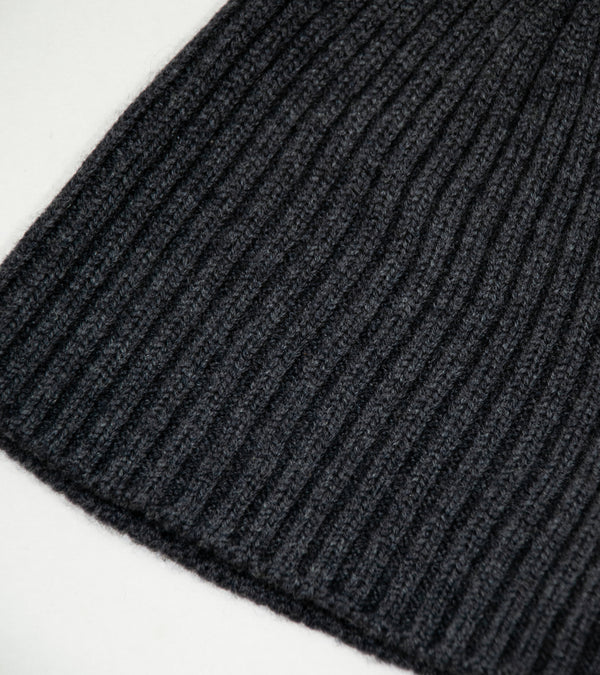 C'H'C'M' 'Boiled Wool Skull Cap' (Dark Grey)