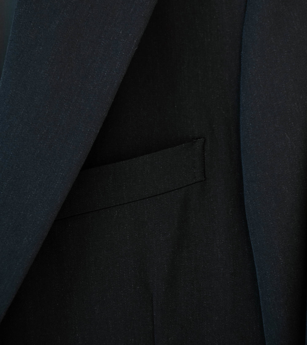 Auralee 'Light Wool Max Gabardine Jacket' (Top Black)