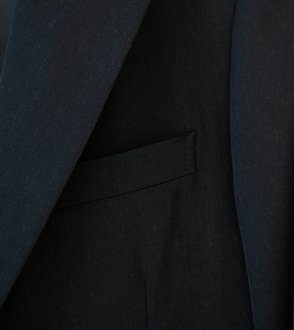 Auralee 'Light Wool Max Gabardine Jacket' (Top Black)