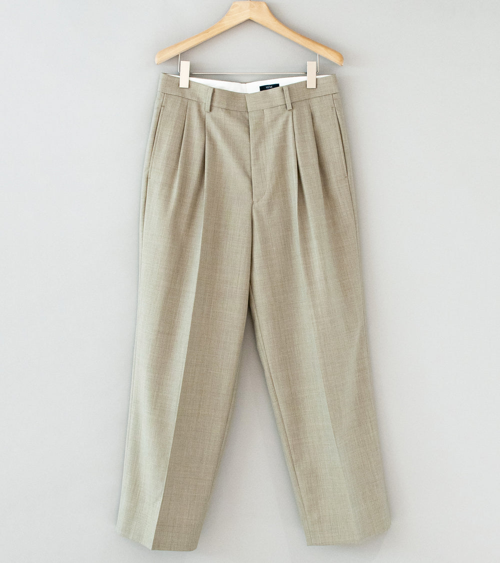 YLÈVE 'Tropical Wool Trousers' (Top Beige)