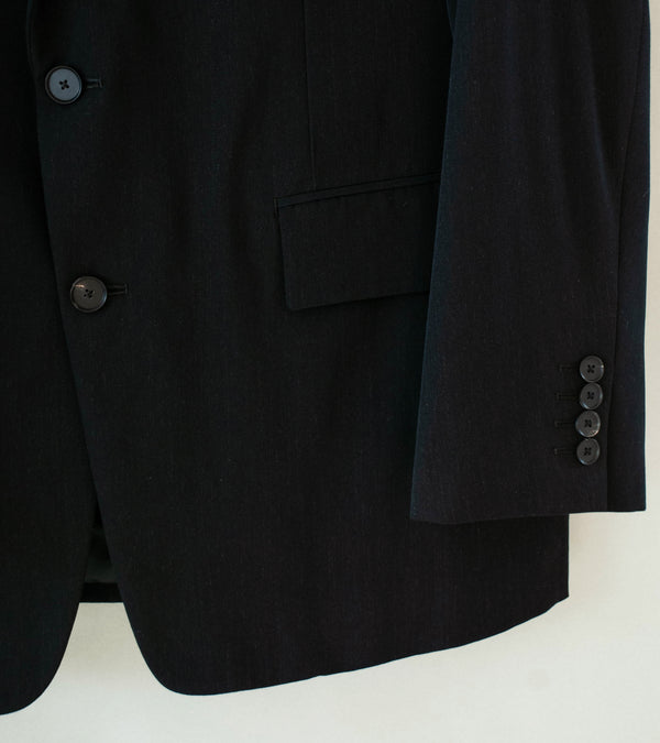 Auralee 'Light Wool Max Gabardine Jacket' (Top Black)