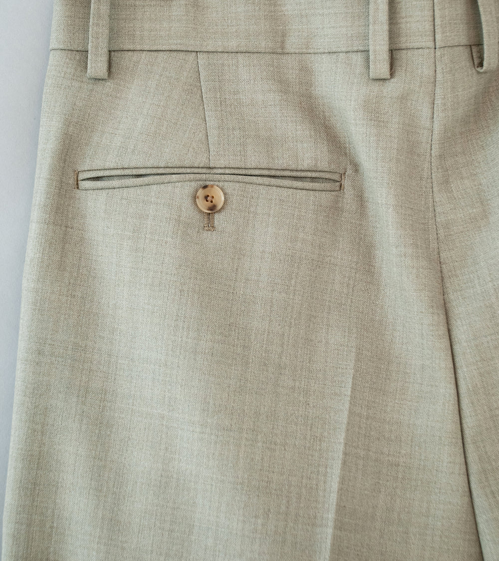 YLÈVE 'Tropical Wool Trousers' (Top Beige)