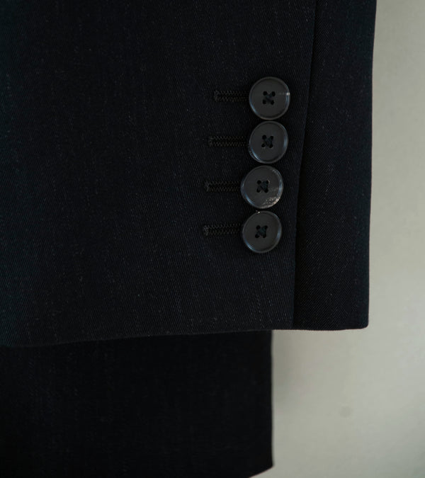 Auralee 'Light Wool Max Gabardine Jacket' (Top Black)